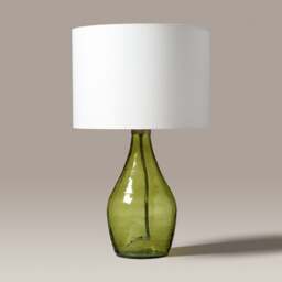 Hector Glass Small Lamp Forest - Home Accessories - The Cotswold Company