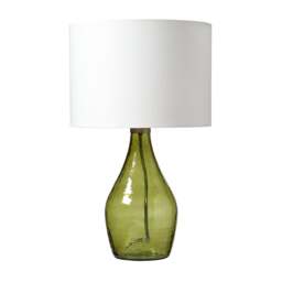 Hector Glass Small Lamp Forest - Home Accessories - The Cotswold Company - thumbnail 4