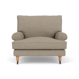 Armchair - Dove grey - House linen mix - Stewart - The Cotswold Company - thumbnail 2