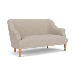 2 Seater Sofa - Natural - Luxury Italian Linen - Everett - The Cotswold Company - thumbnail 1