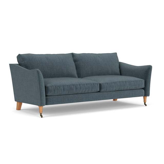 4 Seater Sofa - Teal - Eco Chenille - Robinson - The Cotswold Company - image 1