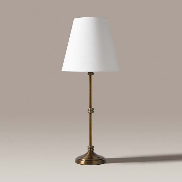 Clover Antique Brass Table Lamp - Home Accessories - The Cotswold Company - image 1