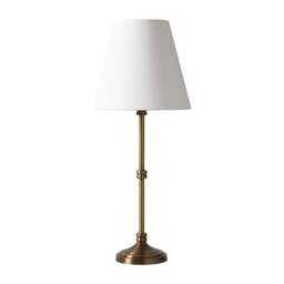 Clover Antique Brass Table Lamp - Home Accessories - The Cotswold Company - thumbnail 4