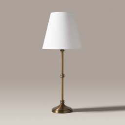 Clover Antique Brass Table Lamp - Home Accessories - The Cotswold Company