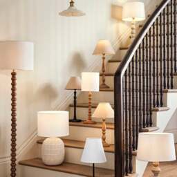 Bobbin Mango Wood Table Lamp - Home Accessories - The Cotswold Company - thumbnail 4