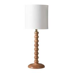 Bobbin Mango Wood Table Lamp - Home Accessories - The Cotswold Company - thumbnail 5