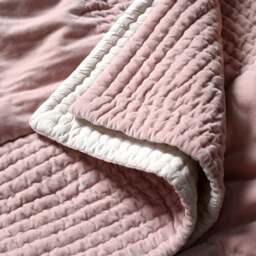 Luxury Cotton Velvet Dusky Pink Bed Throw 140x240cm - Home Accessories - The Cotswold Company