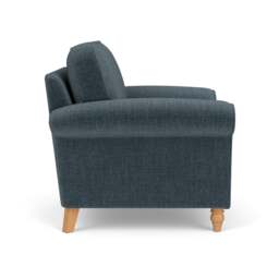Armchair - Teal - Eco Chenille - Hurley - The Cotswold Company - thumbnail 3