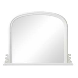 Moreton Overmantel Mirror - Warm White - Home Accessories - The Cotswold Company - thumbnail 1