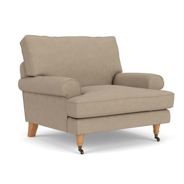 Armchair - Natural - House Linen Mix - Stewart - The Cotswold Company - image 1
