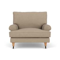 Armchair - Natural - House Linen Mix - Stewart - The Cotswold Company - thumbnail 2