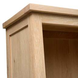 Inglesham Whitewash Oak Grand Bookcase - The Cotswold Company - thumbnail 6