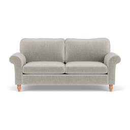 3 Seater Sofa - Grey Mist - Eco Chenille - Hurley - The Cotswold Company - thumbnail 2