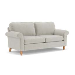 3 Seater Sofa - Grey Mist - Eco Chenille - Hurley - The Cotswold Company