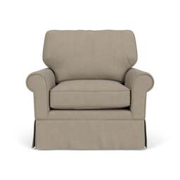 Armchair - Dove grey - House Linen Mix - Dawson - The Cotswold Company - thumbnail 2