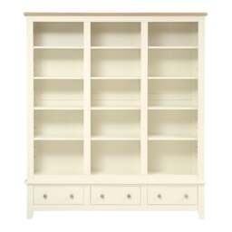 Grand Bookcase - Chester Classic Cream - The Cotswold Company - thumbnail 5