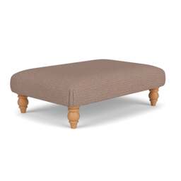 Foot Stool - Autumn Mix - Textured Weave - Clara - The Cotswold Company