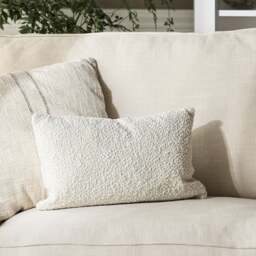 Ramsbury Ivory Cushion 30x50cm - Home Accessories - The Cotswold Company - thumbnail 3