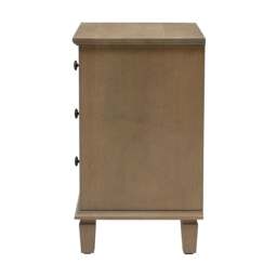 Bibury Smoked Oak 3 Drawer Bedside - The Cotswold Company - thumbnail 3