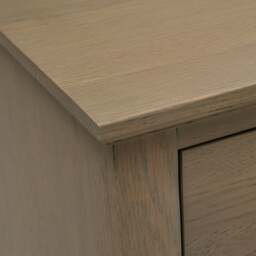 Bibury Smoked Oak 3 Drawer Bedside - The Cotswold Company - thumbnail 7
