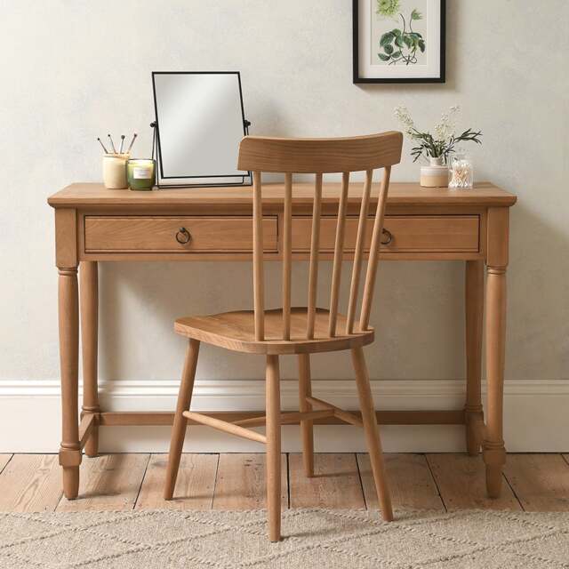 Elkstone Mellow Oak Dressing Table - The Cotswold Company - image 1