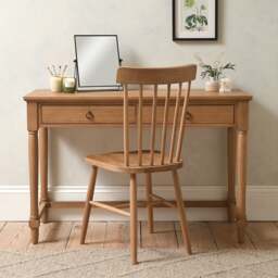 Elkstone Mellow Oak Dressing Table - The Cotswold Company - thumbnail 1