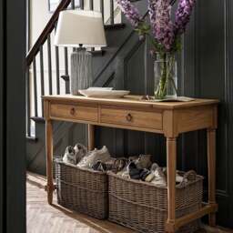 Elkstone Mellow Oak Dressing Table - The Cotswold Company - thumbnail 4