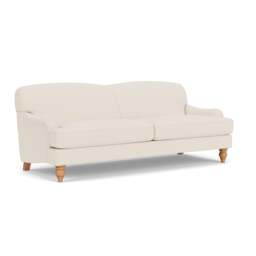 4 Seater Sofa - Cream - House Weave - Ashbee - The Cotswold Company - thumbnail 1