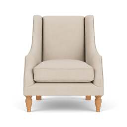Armchair - Lily White - House Linen Mix - Annie - The Cotswold Company - thumbnail 2