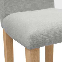 Alder Upholstered Bar Stool Grey - The Cotswold Company - thumbnail 6