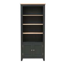 Alcove Display Cabinet - Chester Charcoal - The Cotswold Company - thumbnail 4