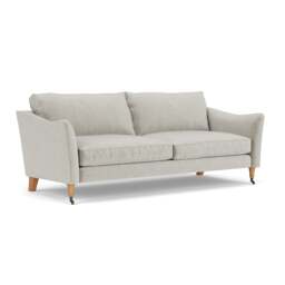 4 Seater Sofa - Grey Mist - Eco Chenille - Robinson - The Cotswold Company