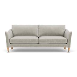 4 Seater Sofa - Grey Mist - Eco Chenille - Robinson - The Cotswold Company - thumbnail 2