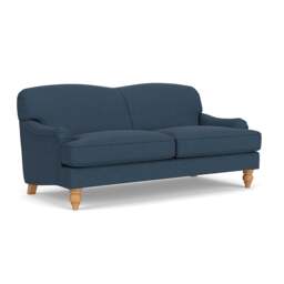 3 Seater Sofa - Indigo - House Linen Mix - Ashbee - The Cotswold Company - thumbnail 1