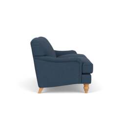 3 Seater Sofa - Indigo - House Linen Mix - Ashbee - The Cotswold Company - thumbnail 3