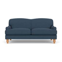 3 Seater Sofa - Indigo - House Linen Mix - Ashbee - The Cotswold Company - thumbnail 2