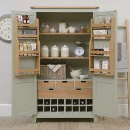Sussex Sage Green Double Larder - The Cotswold Company - thumbnail 2