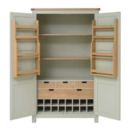 Sussex Sage Green Double Larder - The Cotswold Company - thumbnail 4