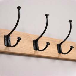 9 Hook Coat Rack - Chester Oak - The Cotswold Company - thumbnail 4