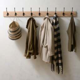 9 Hook Coat Rack - Chester Oak - The Cotswold Company