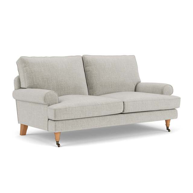 Large 2 Seater Sofa - Grey Mist - Eco Chenille - Stewart - The Cotswold Company - image 1
