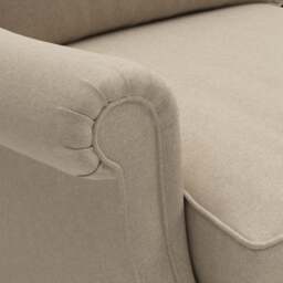 4 Seater Sofa - Natural - House Linen Mix - Taylor High Back - The Cotswold Company - thumbnail 4