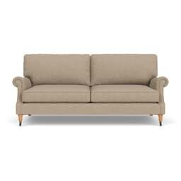 4 Seater Sofa - Natural - House Linen Mix - Taylor High Back - The Cotswold Company - thumbnail 2