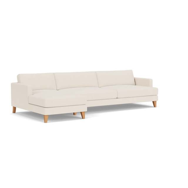 Chaise Extra Large Left Hand - Cream - House Weave - Jackson - The Cotswold Company - image 1