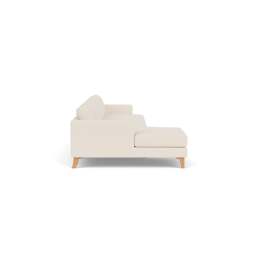 Chaise Extra Large Left Hand - Cream - House Weave - Jackson - The Cotswold Company - thumbnail 3