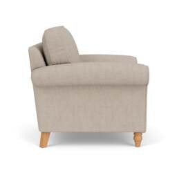 Armchair - Natural - Luxury Italian Linen - Hurley - The Cotswold Company - thumbnail 3