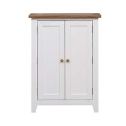Large Shoe Cupboard - Chester Pure White - The Cotswold Company - thumbnail 4