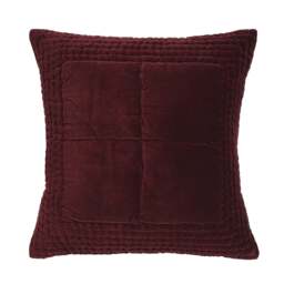 Cotton Velvet Cushion Rosehip - Home Accessories - The Cotswold Company - thumbnail 2