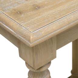 Camille Limewash Oak Large Console Table - The Cotswold Company - thumbnail 5