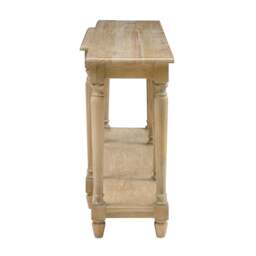 Camille Limewash Oak Large Console Table - The Cotswold Company - thumbnail 4